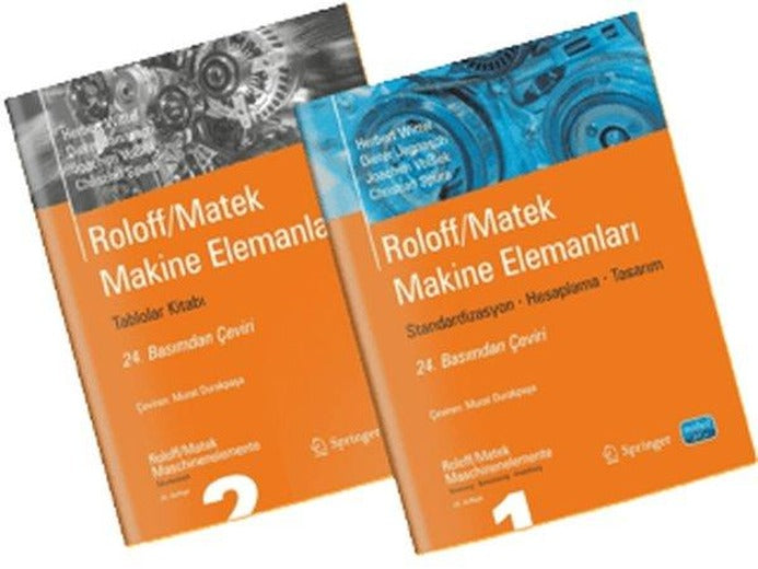Roloff - Matek Makine Elemanları Seti - 2 Kitap Takım | Nobel Akademik Yayıncılık (İnce Kapak)