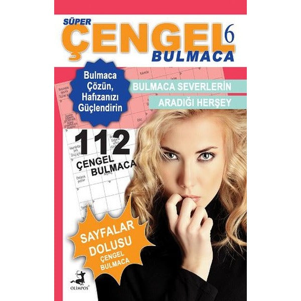 Süper Çengel Bulmaca 6 | Olimpos Yayınları (İnce Kapak)