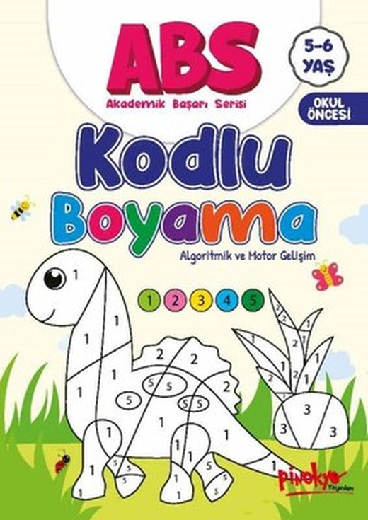 ABS Kodlu Boyama - Algoritmik ve Motor Gelişim 5 - 6 Yaş | Pinokyo