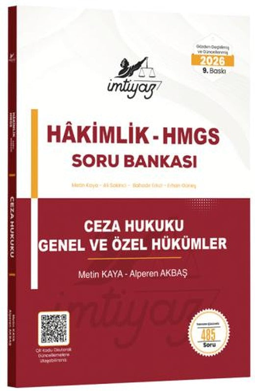 2026 HMGS Hakimlik Ceza Hukuku Genel ve Özel Hükümler Soru Bankası