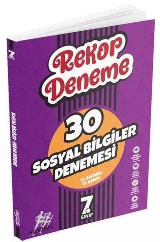 7. Sınıf Sosyal Bilgiler Rekor Deneme | Startfen Yayınları (İnce Kapak)