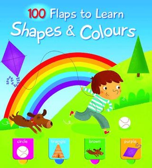 100 Flaps To Learn: Shapes and Colours | Yoyo Books (Ciltli)