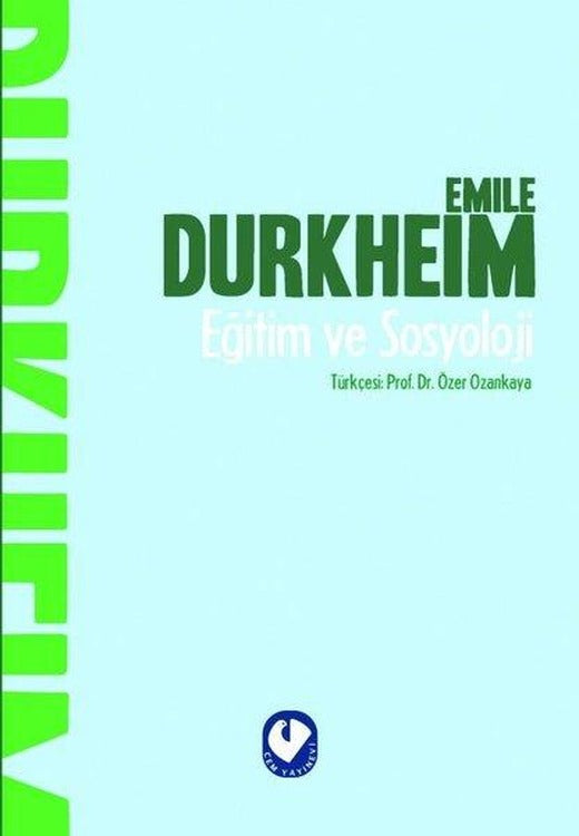 Eğitim ve Sosyoloji | Cem Yayınevi (İnce Kapak)