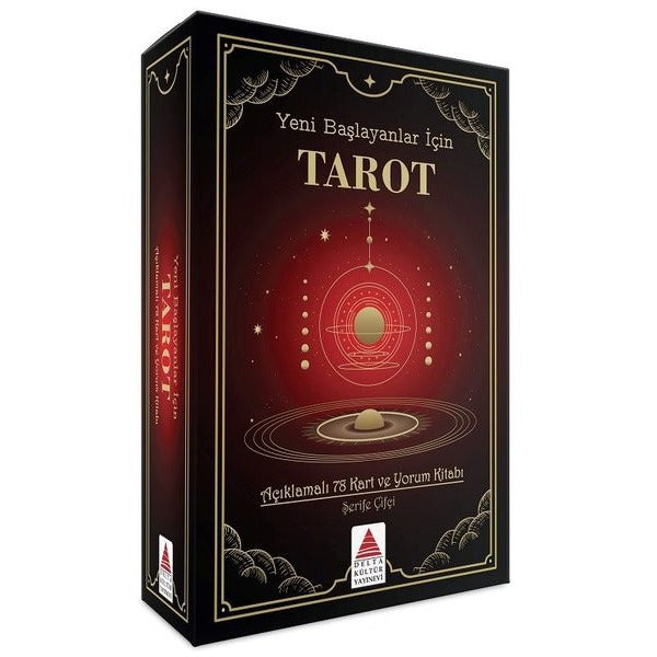Yeni Başlayanlar için Tarot - Açıklamalı 78 Kart ve Yorum Kitabı | Delta Kültür Yayınevi (İnce Kapak)