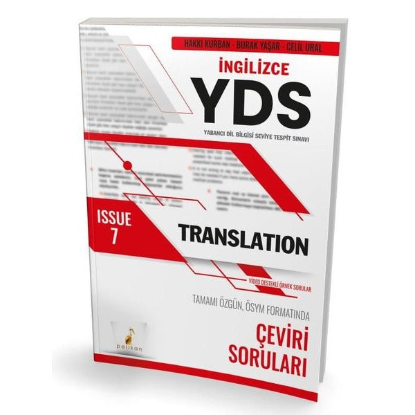 YDS İngilizce Translation Issue 7 | Pelikan Tıp Teknik Yayıncılık (Ciltsiz)