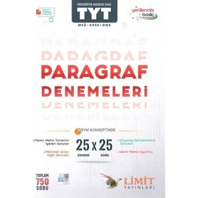 TYT MSÜ KPSS DGS Paragraf 25 X 25 Denemeleri