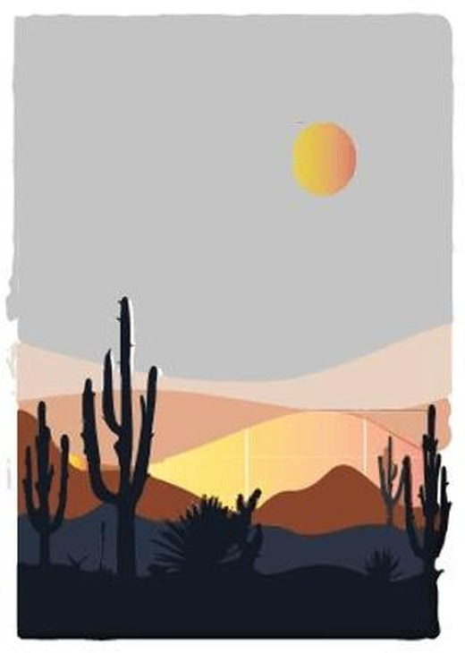 Mexico Desert Konsept A5 Defter