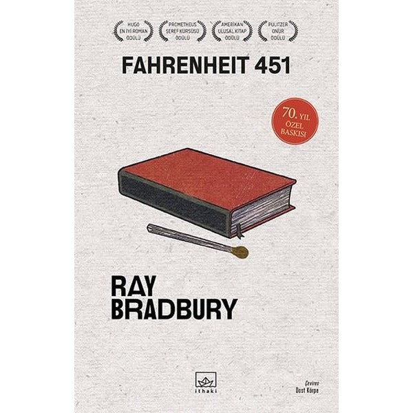 Fahrenheit 451 - 70. Yıl Özel Baskısı | İthaki Yayınları (İnce Kapak)