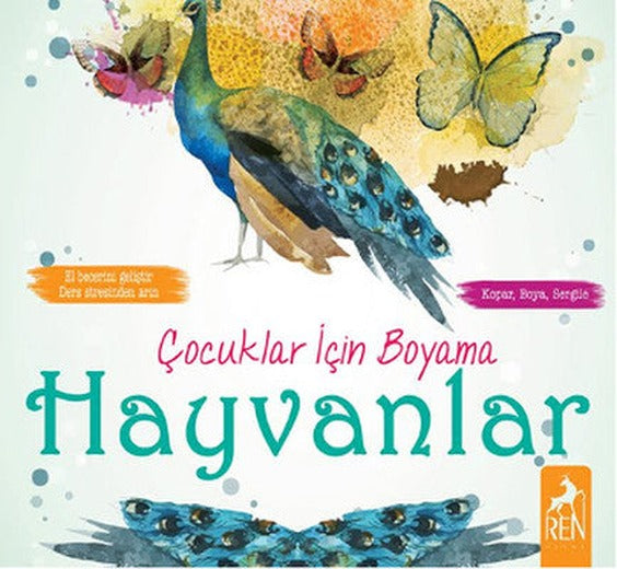 Çocuklar İçin Boyama - Hayvanlar | Ren Kitap