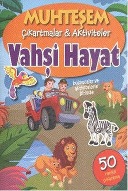 Muhteşem Çıkartmalar - Aktiviteler Vahşi Hayat | Parıltı Yayınları