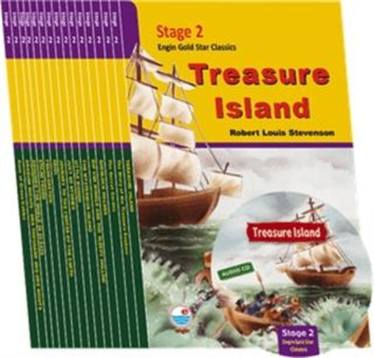 İngilizce Stage 2 Seti (19 Kitap, CD'li) | Engin Yayınevi (Ciltsiz)