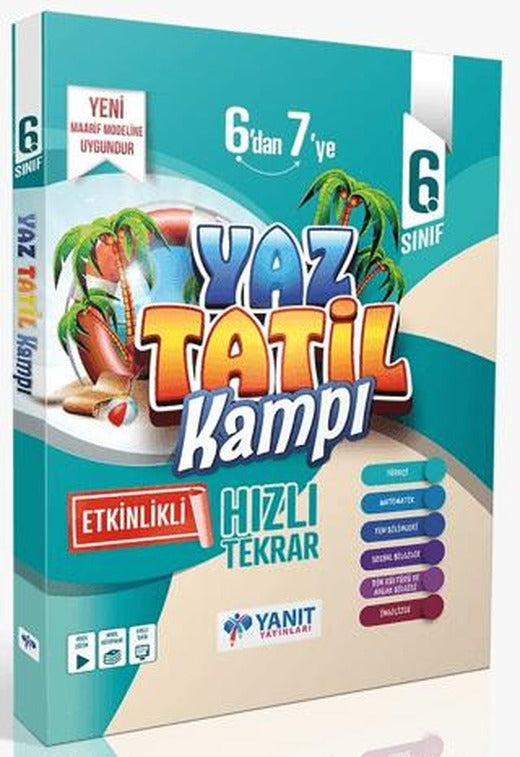 6. Sınıf Yaz Tatil Kampı | Yanıt Yayınları (Ciltsiz)