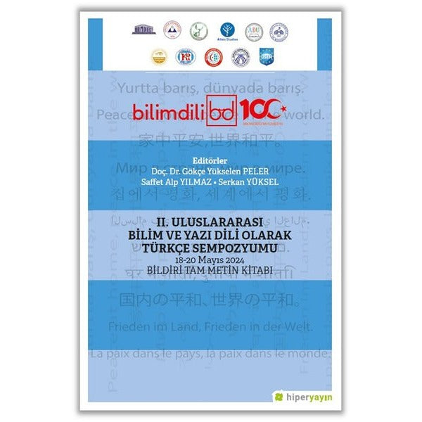 II. Uluslararası Bilim ve Yazı Dili Olarak Türkçe Sempozyumu