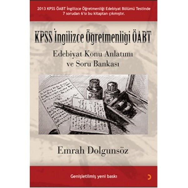 KPSS İngilizce Öğretmenliği ÖABT Edebiyat Konu Anlatımı ve Soru Bankası | Cinius Yayınları (Ciltsiz)