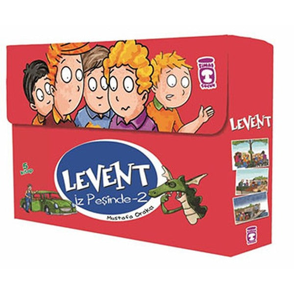 Levent İz Peşinde Set 2 - 5 Kitap Takım | Timaş Çocuk (İnce Kapak)