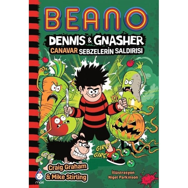 Beano Dennis & Gnasher Canavar Sebzelerin Saldırısı | Maxi Çocuk (İnce Kapak)