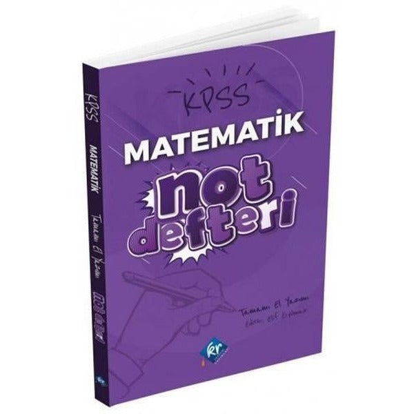 KPSS Matematik El Yazısı Konu Anlatım Defteri | KR Akademi (İnce Kapak)