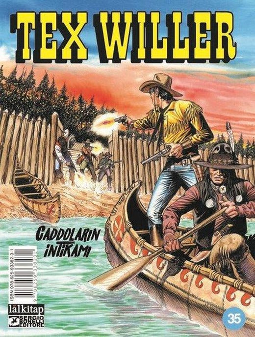 Tex Willer Sayı 35 - Caddoların İntikamı | Lal (İnce Kapak)