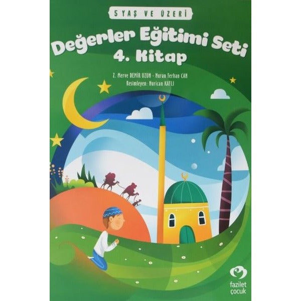 5 Yaş ve Üzeri Değerler Eğitimi Seti 4.Kitap | Fazilet Çocuk