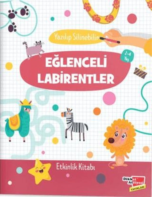 Yazılıp Silinebilir Eğlenceli Labirentler (2-4 Yaş)