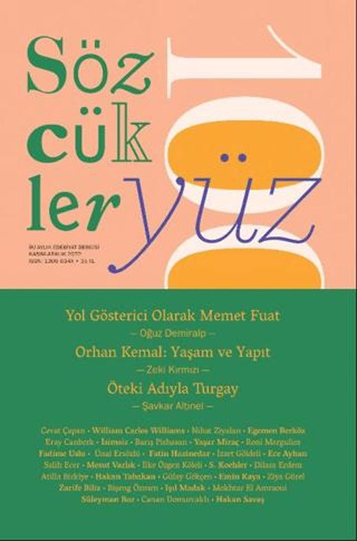 Sözcükler Dergisi Sayı: 100 Kasım-Aralık 2022 | Sözcükler Yayınları (Ciltsiz)