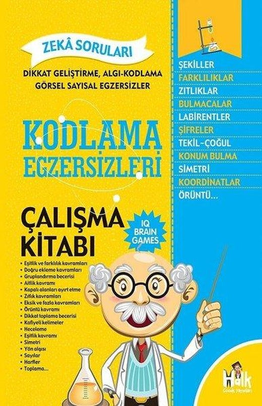 Kodlama Egzersizleri Çalışma Kitabı | Halk Kitabevi (İnce Kapak)