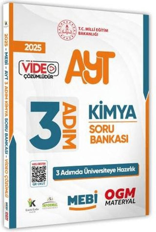 2025 AYT MEBİ-OGM 3 ADIM Kimya Soru Bankası Video Çözümlü