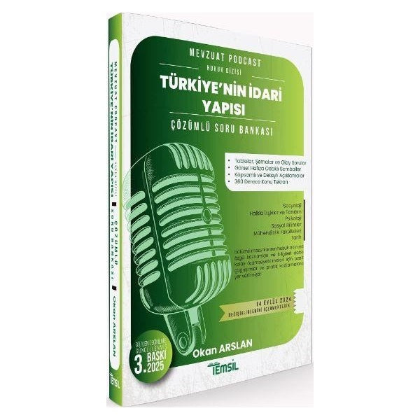 Türkiye'nin İdari Yapısı Çözümlü Soru Bankası | Temsil Kitap (Ciltsiz)