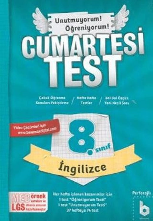 8. Sınıf Cumartesi Test İngilizce