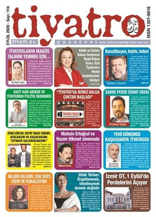 Tiyatro Gazetesi Sayı: 114 Eylül 2020 | Tiyatro Gazetesi (Ciltsiz)