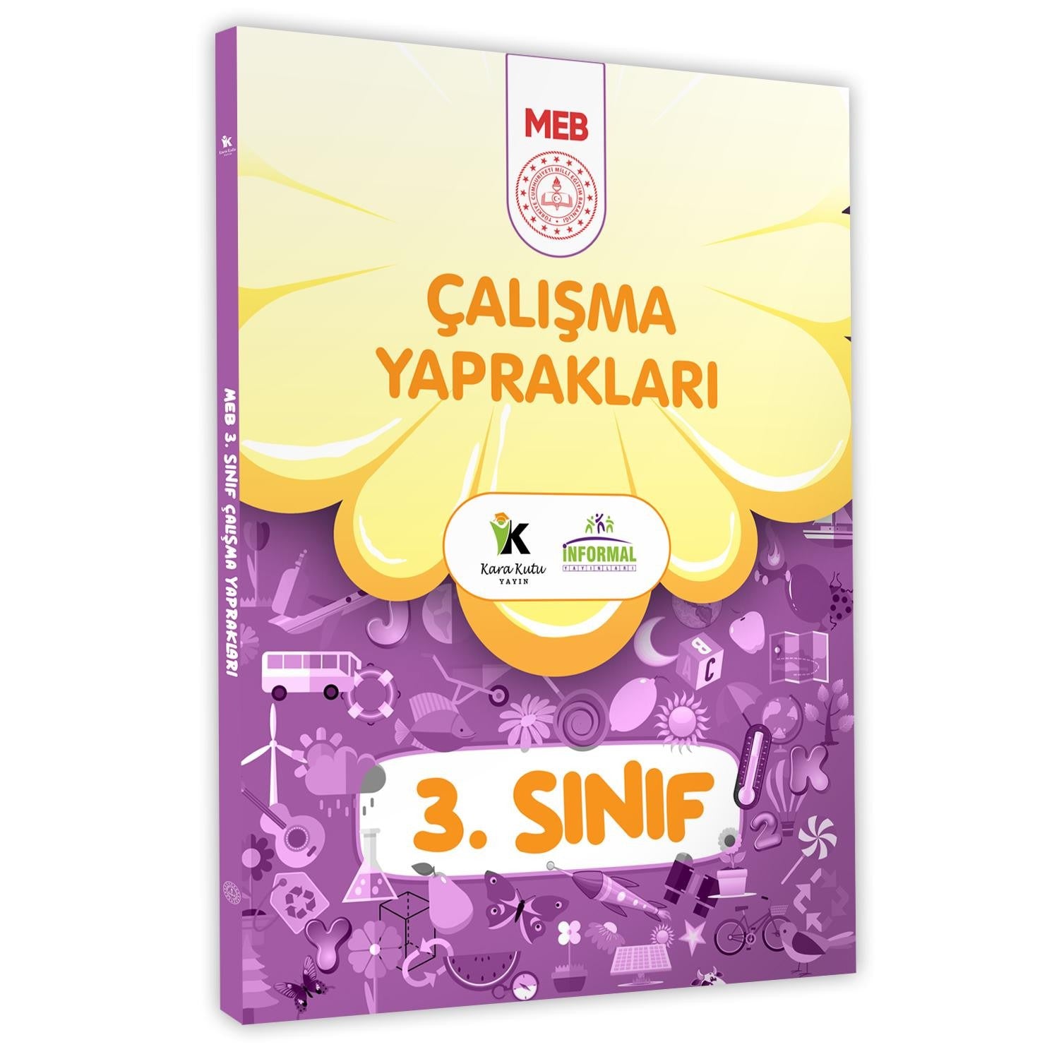 2025 MEB İlkokul 3.Sınıf Çalışma Yaprakları TÜM DERSLER Etkinlikli Eğlenceli Soru Bankası