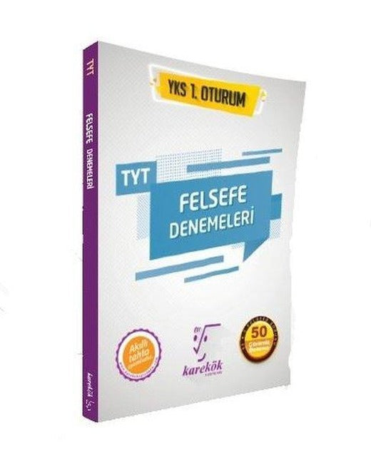 TYT Felsefe Denemeleri 1.Oturum | Karekök Eğitim Yayın (İnce Kapak)
