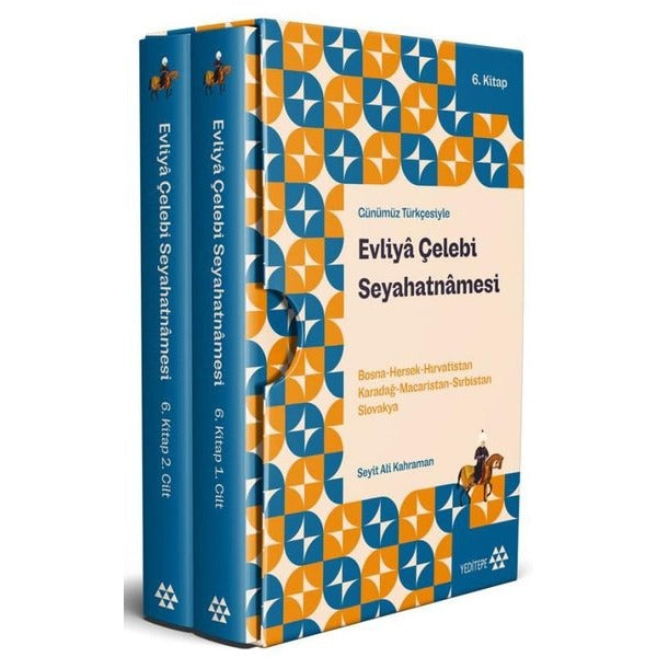 Evliya Çelebi Seyahatnamesi Seti 6.Kitap - 2 Cilt - Kutulu | Yeditepe Yayınevi