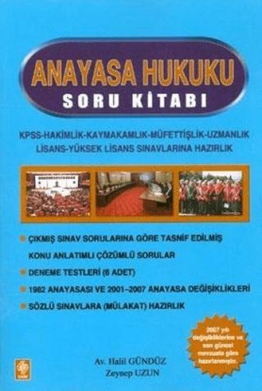 Anayasa Hukuku Soru Kitabı | Ekin Basım Yayın (Ciltsiz)