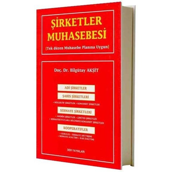 Şirketler Muhasebesi | Der Yayınları (İnce Kapak)