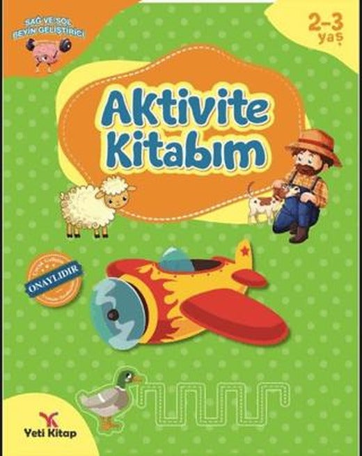 2-3 Yaş Aktivite Kitabım | Yeti Kitap (Ciltsiz)
