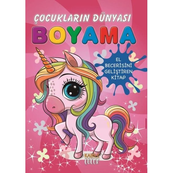 Çocukların Dünyası Boyama Kitabı 5 - Tek Boynuzlu At