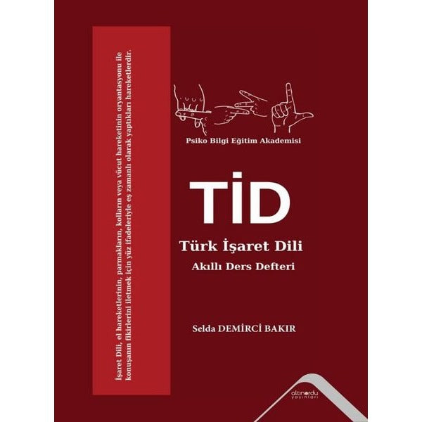 Türk İşaret Dili (TİD) Akıllı Ders Defteri