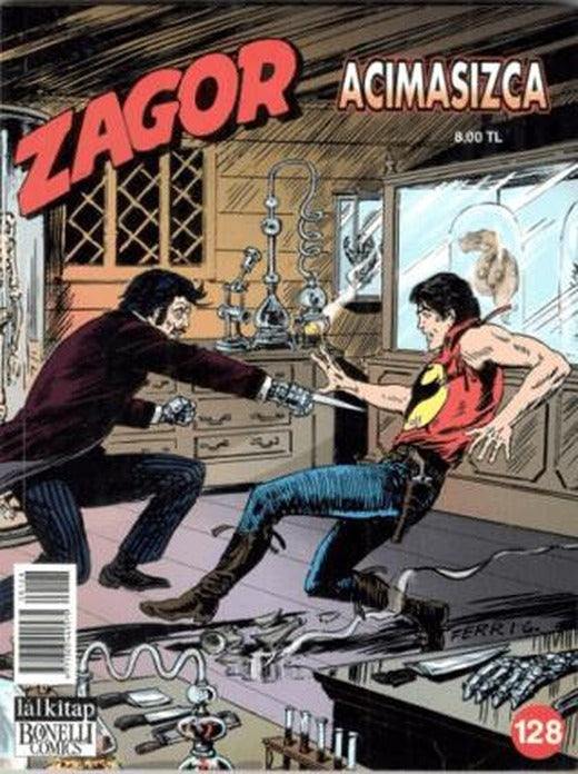 Zagor Sayı: 128 Acımasızca | Lal Kitap (Ciltsiz)