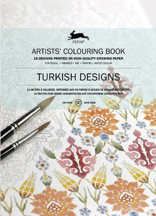 Turkish Designs: Artists' Colouring Book | Pepin Press