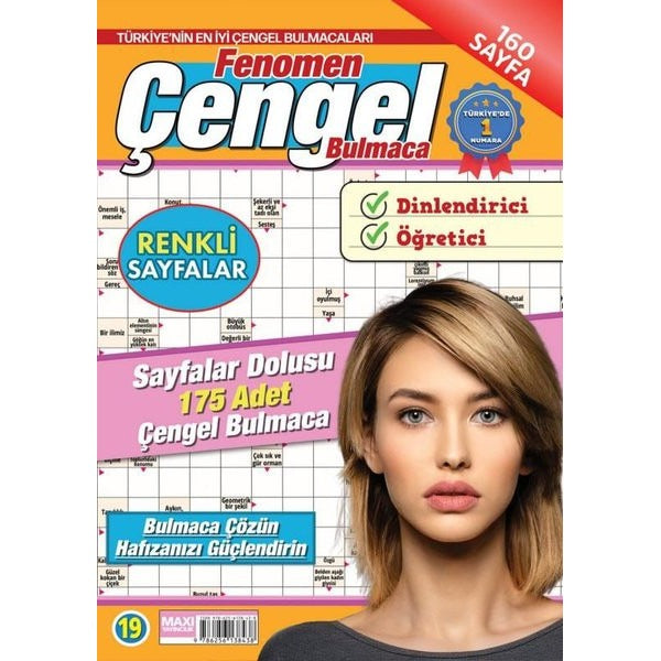 Fenomen Çengel Bulmaca 19 | Maxi Yayıncılık (İnce Kapak)