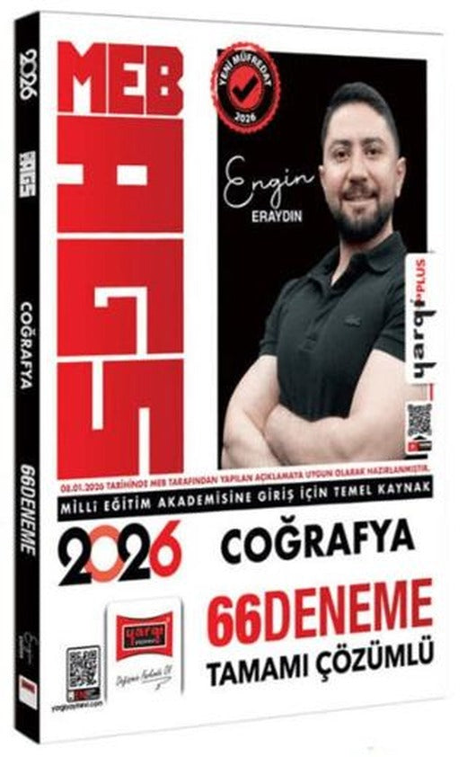 2026 MEB-AGS Coğrafya Tamamı Çözümlü 66 Deneme | Yargı Yayınevi (Ciltsiz)
