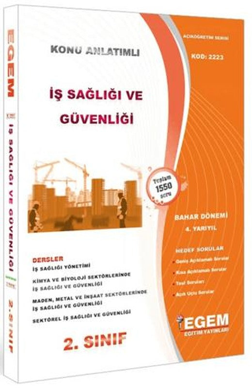 2. Sınıf İş Sağlığı ve Güvenliği Bahar Dönemi