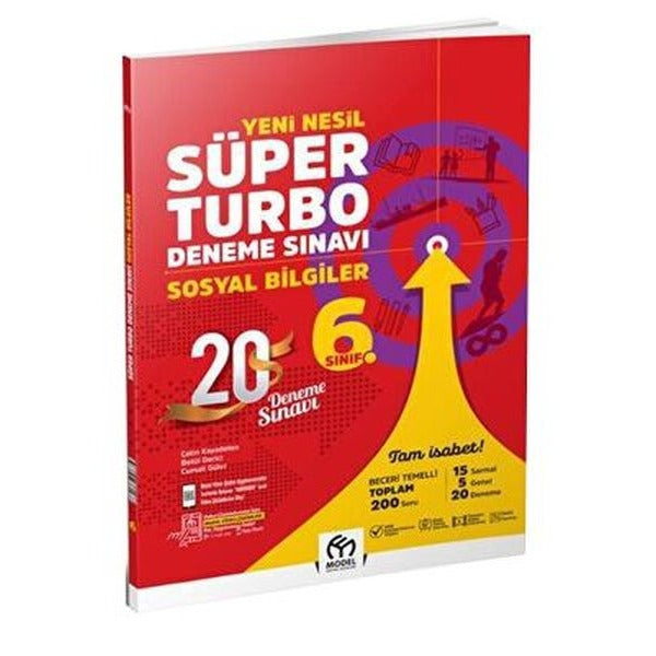 6. Sınıf Sosyal Bilgiler Yeni Nesil Süper Turbo Deneme Sınavı | Model Eğitim Yayınları