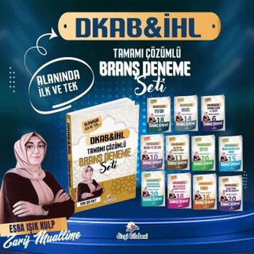 2026 ÖABT DKAB İHL Tamamı Çözümlü Branş Deneme Seti | Dizgi Kitap (Ciltsiz)