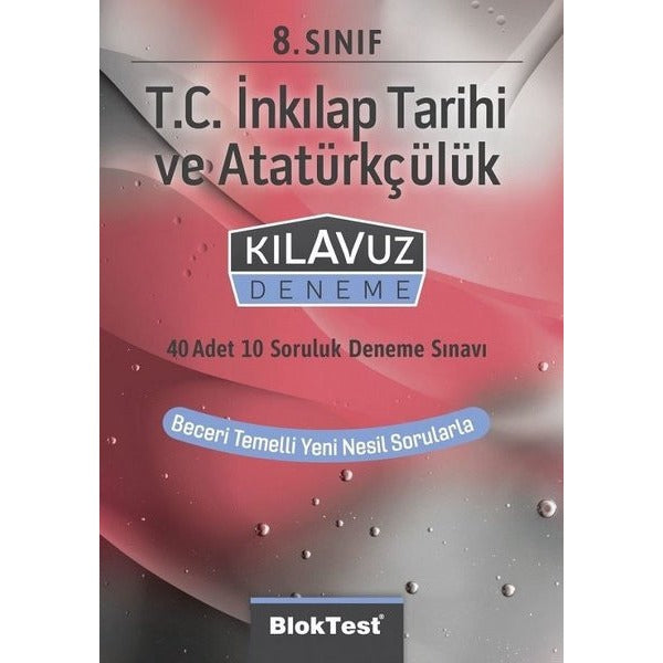 8.Sınıf  Tc.İnkılap Tarihi Kılavuz Deneme | Bloktest Yayınları (İnce Kapak)