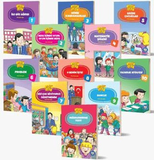 Hikaye Seti Gözde Sınıf (10 Kitap - Değerlendirme Soruları) | Ay Çocuk Yayınları (Ciltsiz)