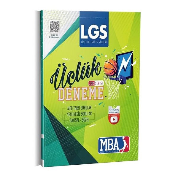 LGS Üçlük Deneme - Video Çözümlü | Evrensel İletişim Yayınları (İnce Kapak)