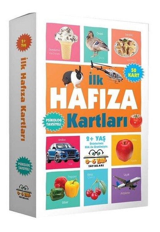 İlk Hafıza Kartları 2+ Yaş | 0-6 Yaş Yayınları (İnce Kapak)