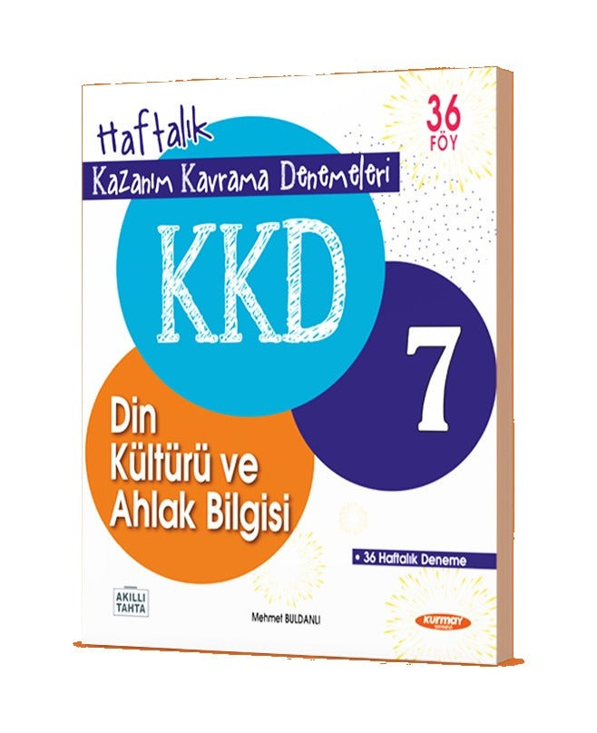 KKD 7. Sınıf Din Kültürü Ve Ahlak Bilgisi Haftalık Kazanım Kavrama Denemeleri | Kurmay Yayınları (Ciltsiz)